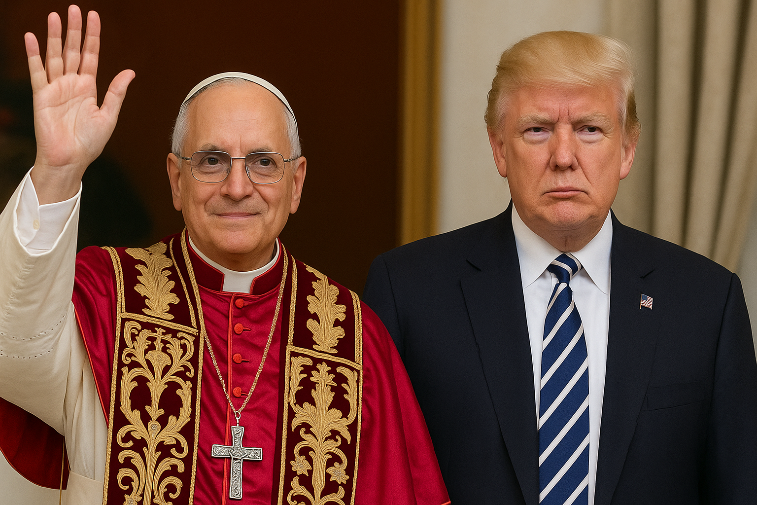 Pontificado de Leão XIV e Donald Trump