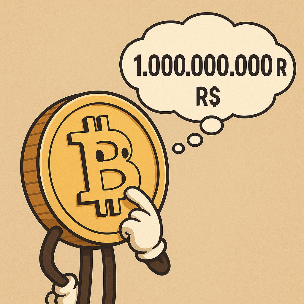Bitcoin a R$ 1 bilhão: sonho possível ou ilusão econômica?